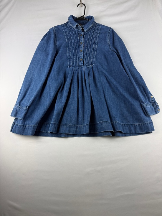 Free People Tops - Free People Denim Peplum Top Size Small 100% Cotton Boho Button Front - See desc